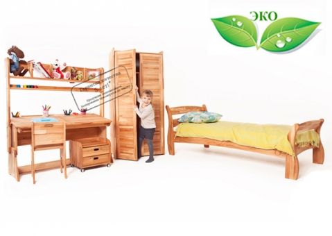 Кровать Буковка из дерева 190x80