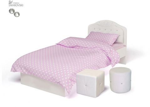 Детская кровать Princess со стразами Swarovski