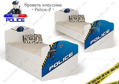Кровать Police 2 классика с высоким изножьем