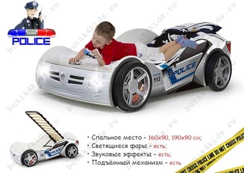 Кровать Машина Police Advesta