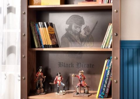 Книжный стеллаж Black Pirate Cilek 20.13.1501.00