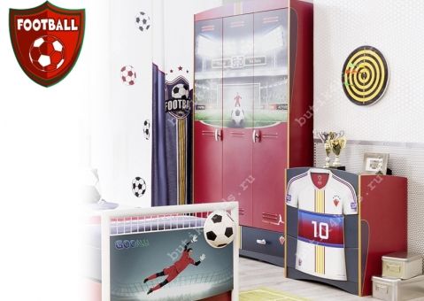Шкаф трёхдверный Футбол Football Cilek FT-1002