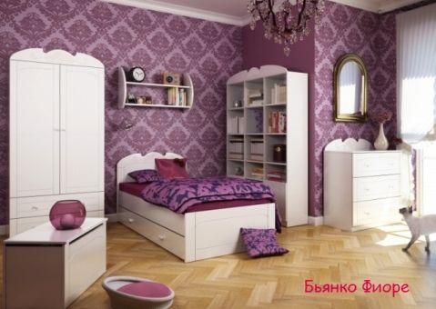 Кровать Бьянко Мобиле, Бьянко Фиоре 190х90, 190х120, 160х80