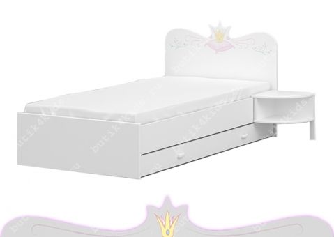 Кровать Принцесса Меблик 190х90, 190х120