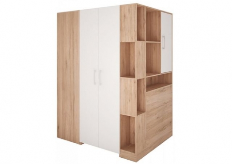 Шкаф-гардероб угловой 3-дверный BOX Wojcik