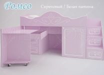 Кровать-чердак Ромео RM-03 с партой