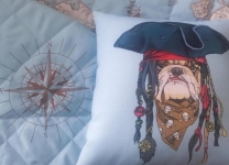 Декоративные подушки Зверята-пираты для мальчиков