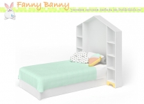 Кровать-домик Фанни Банни с магнитно-маркерным изголовьем